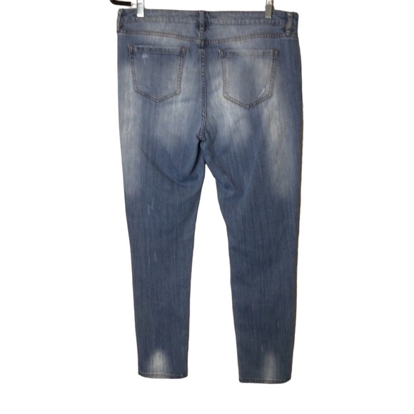 I ❤️ Ronson Lighter Wash Distressed Straight Jeans Size 10 - Picture 6 of 10